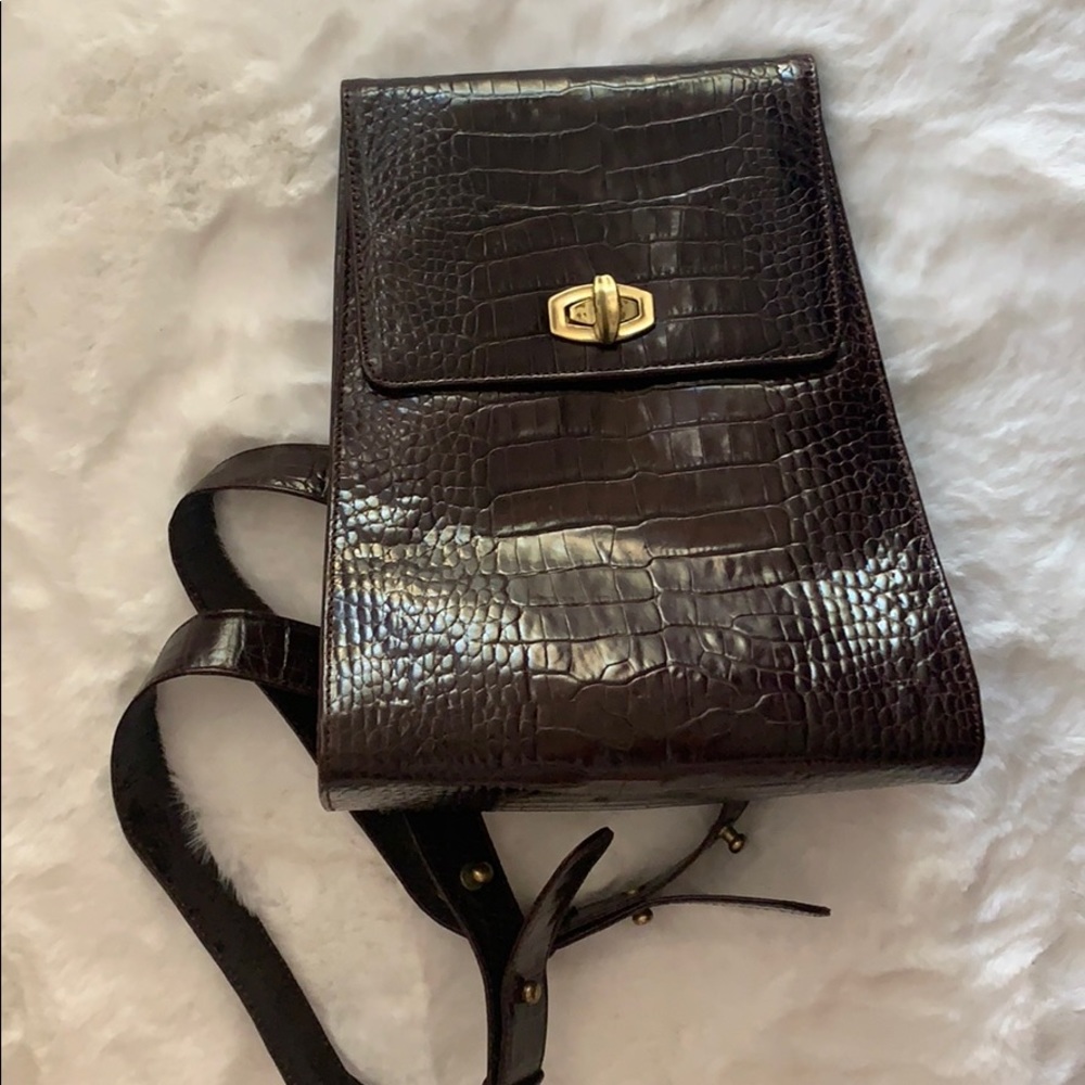 NWT DKNY Snake Skin Mini Backpack